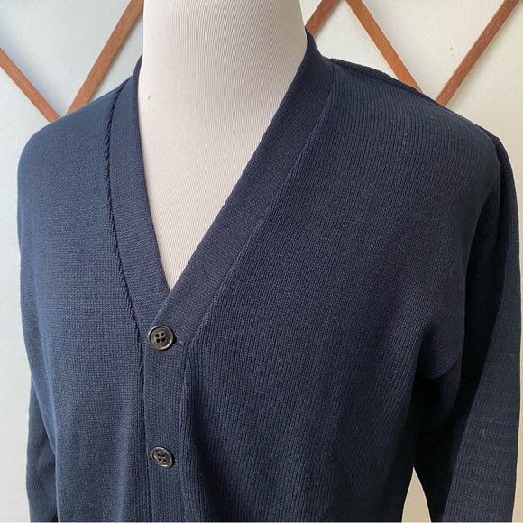 Vintage 90s Dad Grandpa Cardigan Sweater - Picture 7 of 14